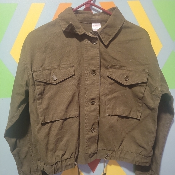 NWOT No Boundaries Cargo Style Jacket Size Large 11-13 - Picture 2 of 9